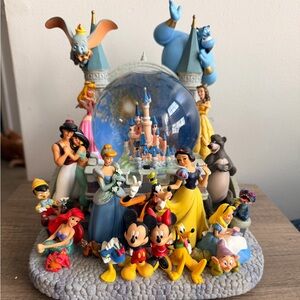 Disney Character Snow Globe with Castle